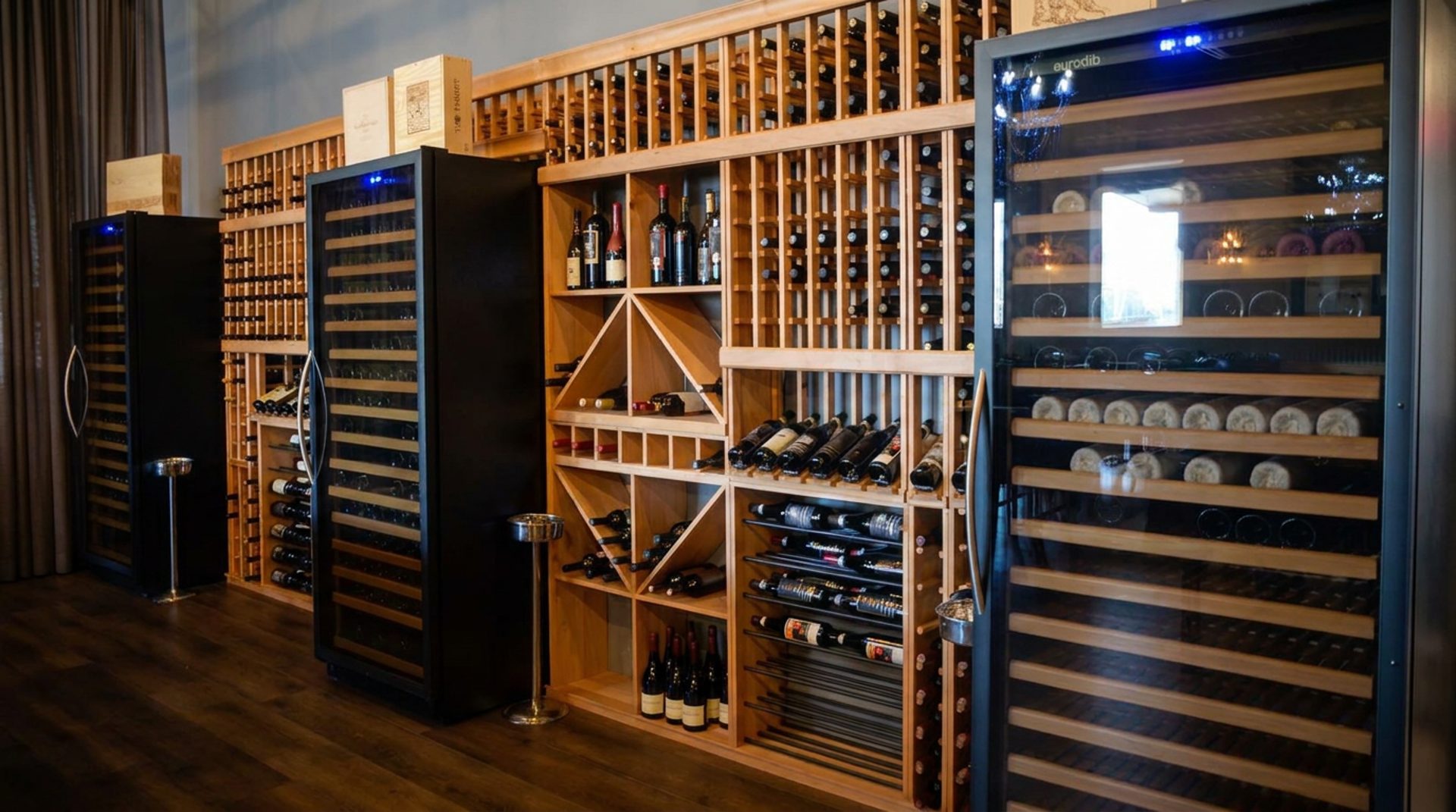 The wine cellar and the bar