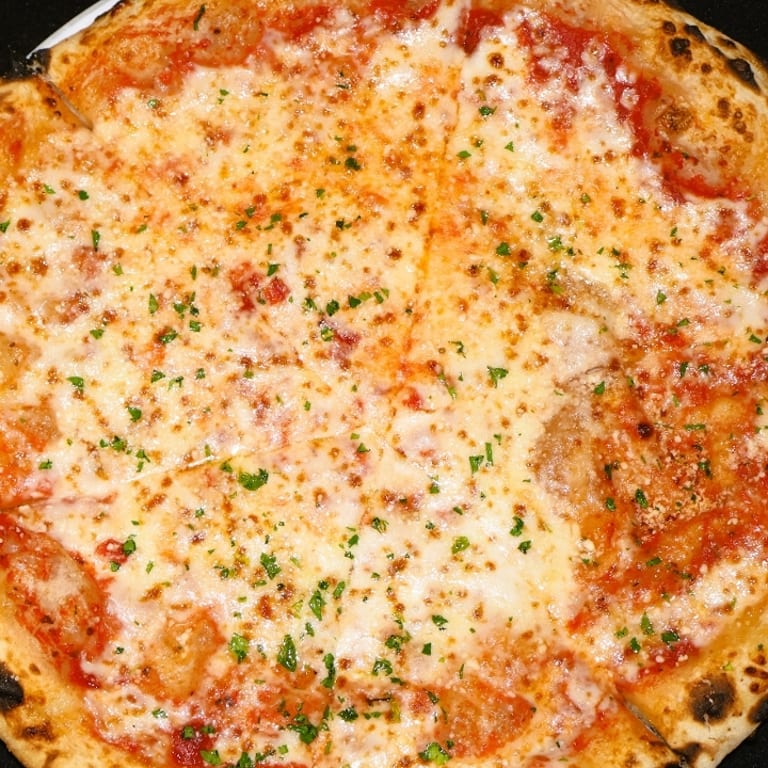 Savor our cheese pizza