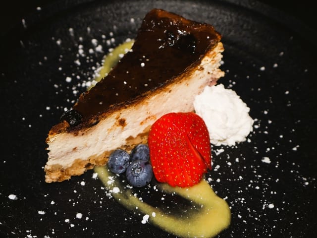 Seasonal Cheesecake.