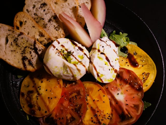 Fall Caprese Salad.