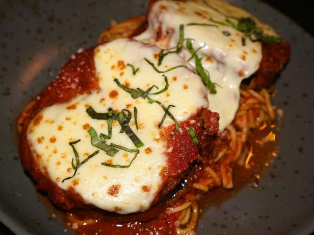 Eggplant Parmesan.